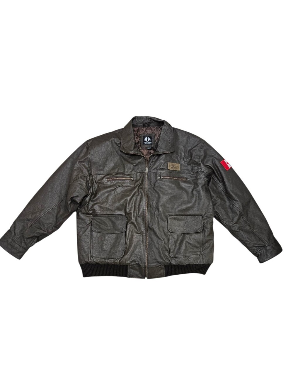 Bradford Exchange Strong & Free Leather Jacket Men’s 3XL